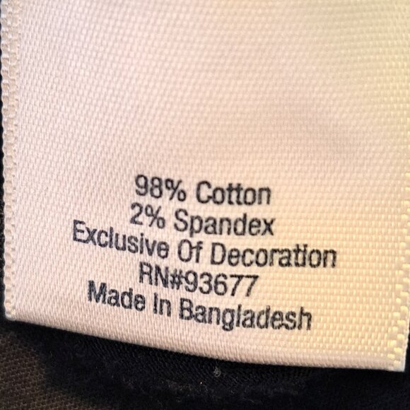 St. John's Bay Black Watermelon Print Embroidered Shorts Plus Size 18 - Picture 4 of 4